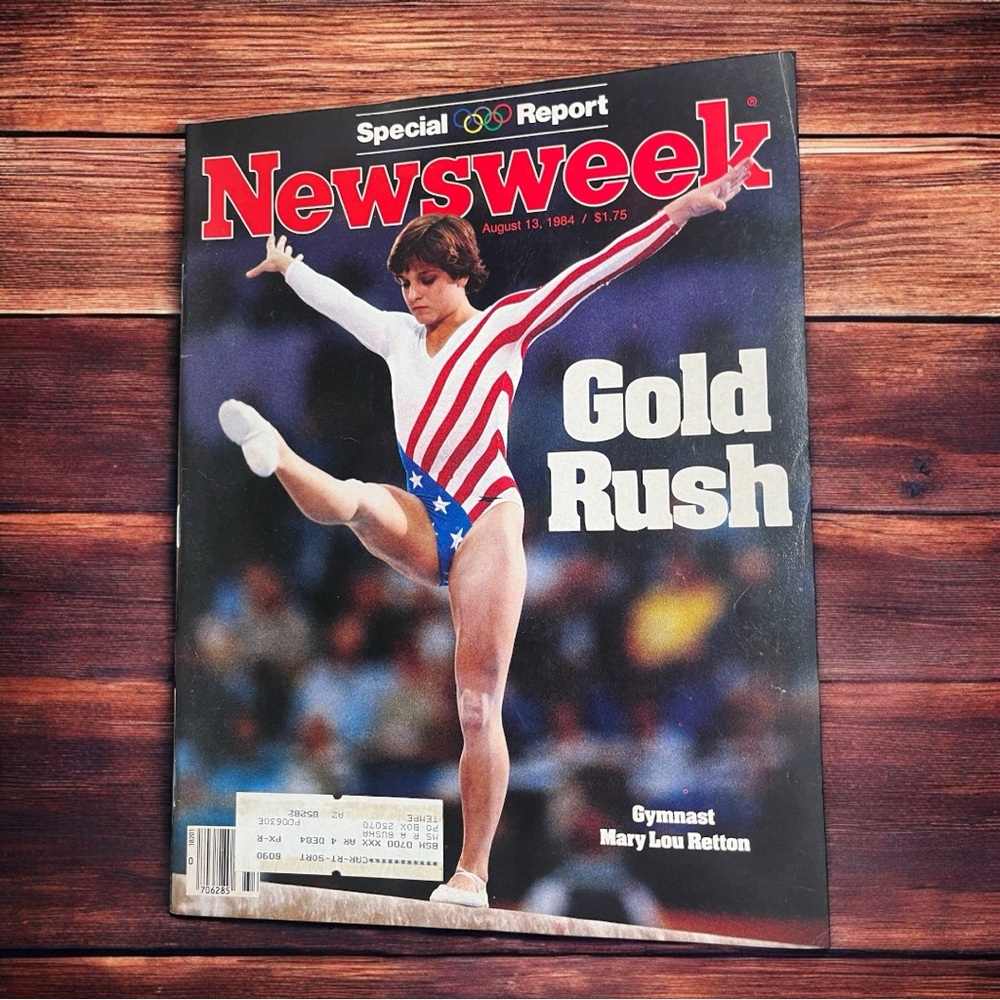 Newsweek August 13 1984 with Mary Lou Retton on the cover